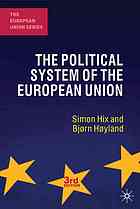 The Political System Of The European Union 3 Ed Simon Hix Bjorn Hoyland