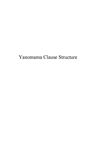 Yanomama Clause Structure Helder Perri Ferreira