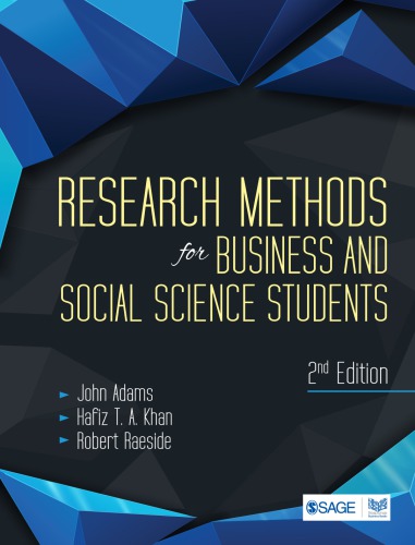 Research Methods For Business And Social Science Students John Adams