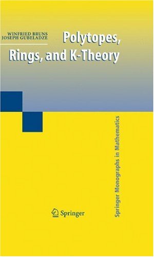 Polytopes Rings And Ktheory 1st Edition Winfried Bruns Joseph Gubeladze
