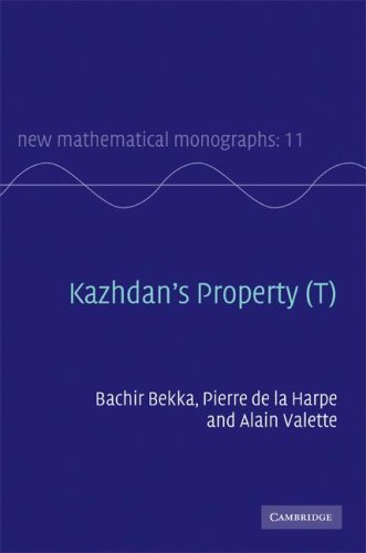 Kazhdans Property Bachir Bekka Pierre De La De La Harpe Alain Valette