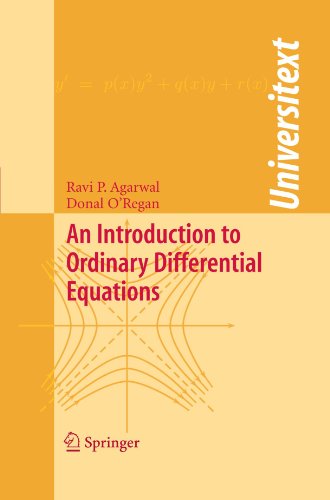An Introduction To Ordinary Differential Equations 1st Edition Ravi P Agarwal
