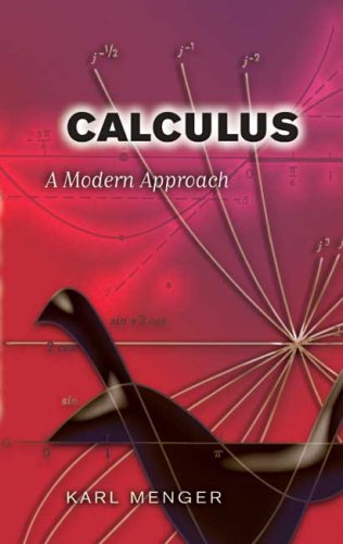 Calculus A Modern Approach Dover Ed Karl Menger