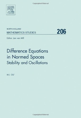 Difference Equations In Normed Spaces Stability And Oscillations 1st Edition Mi Gil Eds