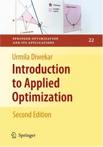 Introduction To Applied Optimization 2nd Urmila Diwekar