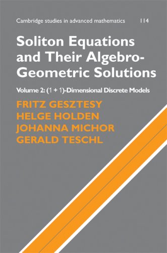 Soliton Equations And Their Algebrogeometric Solutions 1st Edition Fritz Gesztesy