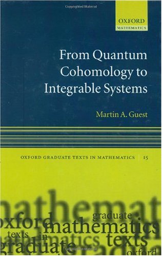 From Quantum Cohomology To Integrable Systems Oup Martin A Guest