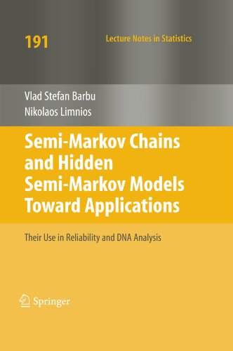 Semimarkov Chains And Hidden Semimarkov Models Toward Applications Their Use In Reliability And Dna Analysis 1st Edition Nikolaos Limnios