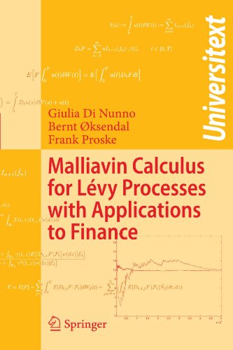 Malliavin Calculus For Levy Processes With Applications To Finance 1st Ed 2009 Corr 2nd Printing Giulia Nunno