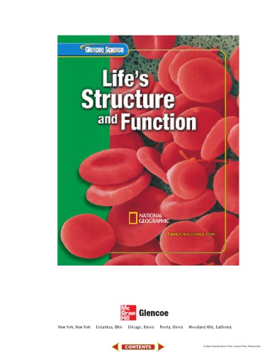 Glencoe Science Modules Life Science Lifes Structure And Function Student Edition 1st Edition Glencoe Mcgrawhill