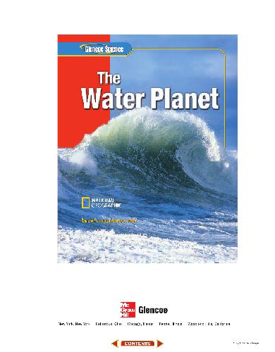 Glencoe Science The Water Planet Student Edition 2nd Edition Glencoe Mcgrawhill
