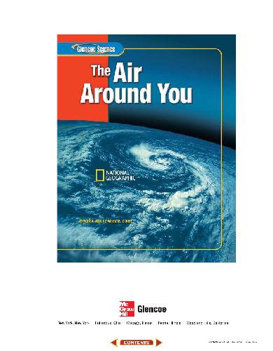 Glencoe Science The Air Around You Student Edition 2nd Edition Glencoe Mcgrawhill