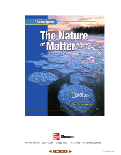Glencoe Science The Nature Of Matter Student Edition 2nd Edition Glencoe Mcgrawhill