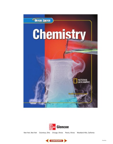 Glencoe Science Chemistry Student Edition 2nd Edition Glencoe Mcgrawhill