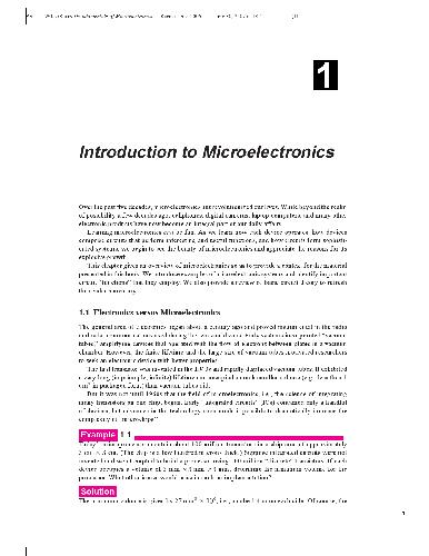 Fundamentals Of Microelectronics B Razavi