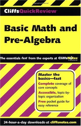Cliffsquickreview Basic Math And Prealgebra Jerry Bobrow