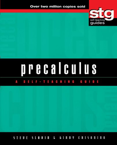 Precalculus A Selfteaching Guide 1st Steve Slavin Ginny Crisonino