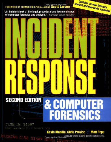 Incident Response And Computer Forensics 2nd Edition Chris Prosise