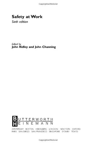 Safety At Work 6th Edition John Channing Mscsafety Mscchemistry Fiosh Rsp