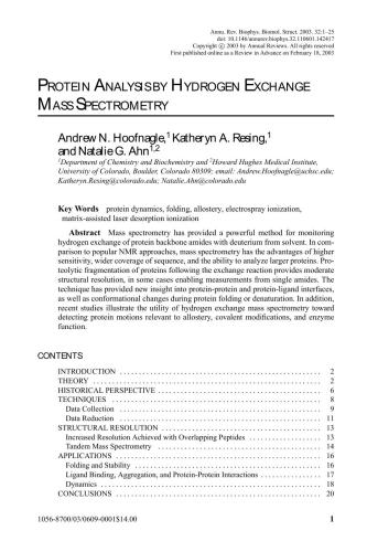 Annual Review Of Biophysics 2003 Robert M Stroud Wilma K Olson