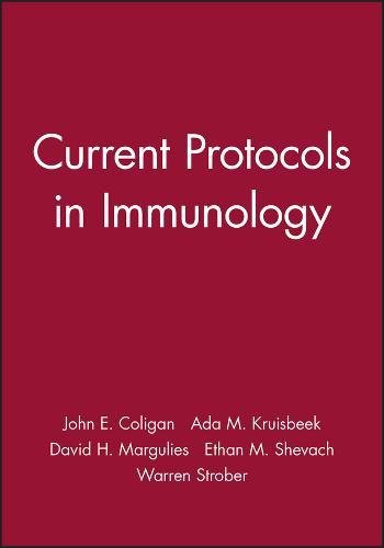 Current Protocols In Immunology Coligan John E Kruisbeek Ada M