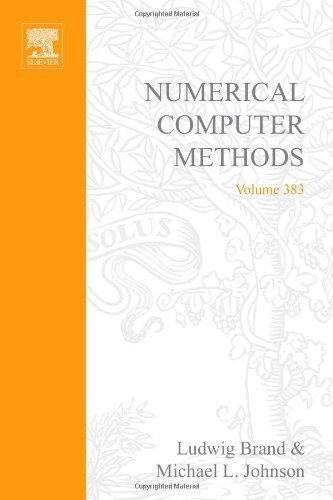 Numerical Computer Methods Part D 1st Edition Ludwig Brand Michael L Johnson