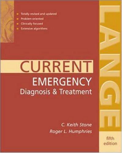 Lange Current Series Current Emergency Diagnosis Treatment 5th Edition C Keith Stone