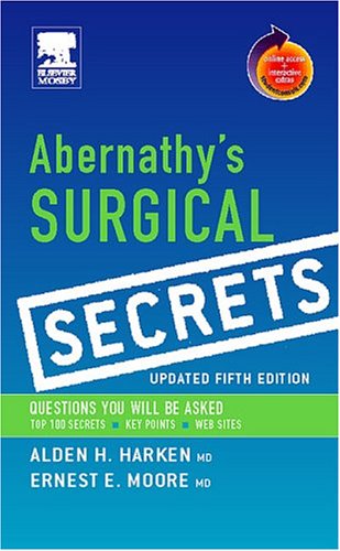 Abernathys Surgical Secrets Updated Edition Book W Student Consult 5th Edition Alden H Harken Md