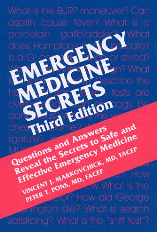 Emergency Medicine Secrets 3rd Edition Vincent J Markovchick Md Faaem Facep