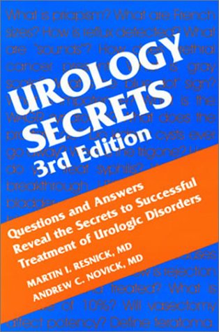Urology Secrets 3rd Edition Martin I Resnick Md Andrew C Novick Md