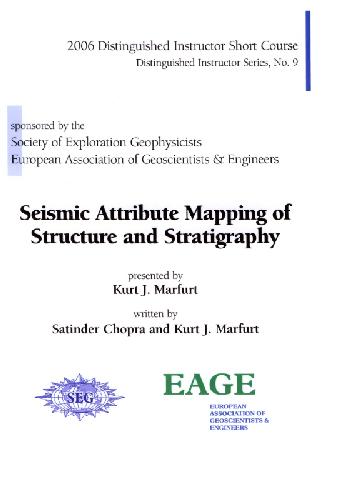 Seismic Attribute Mapping Of Structure And Stratigraphy European Association Of Geoscientists An