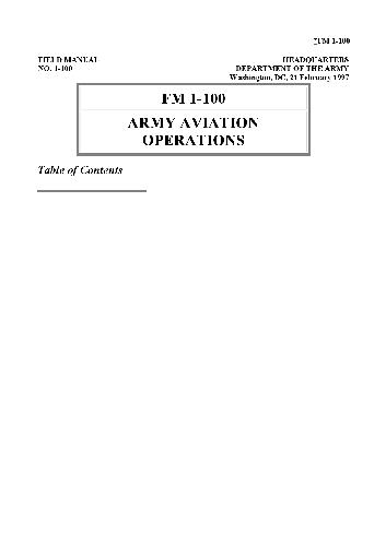 Us Army Aviation Operations