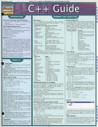 Barcharts Quickstudy C Guide Crds Barcharts