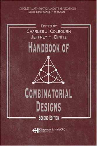 Handbook Of Combinatorial Designs 2nd Ed Charles J Colbourn