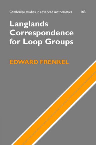 Langlands Correspondence For Loop Groups Edward Frenkel