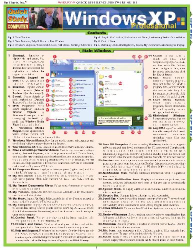 Barcharts Quickstudy Windows Xp Professional Hales John Barcharts Inc