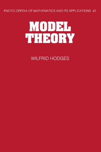 Model Theory 1st Edition Wilfrid Hodges