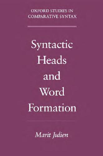 Syntactic Heads And Word Formation Marit Julien