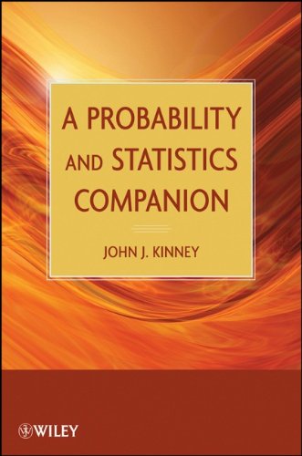 A Probability And Statistics Companion 1st Edition John J Kinney
