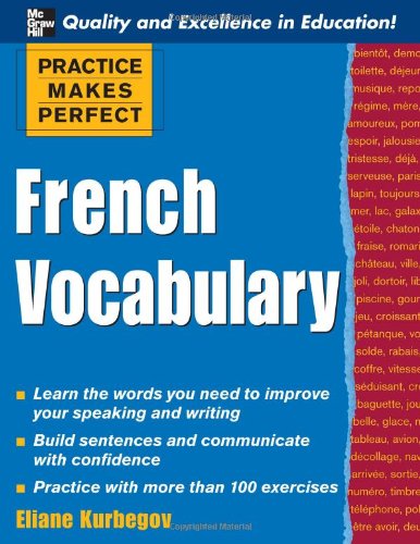 French Vocabulary 1st Edition Eliane Kurbegov