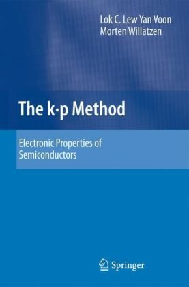 The K P Method Electronic Properties Of Semiconductors 1st Edition Morten Willatzen