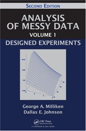 Analysis Of Messy Data 2nd Ed George A Milliken Dallas E Johnson