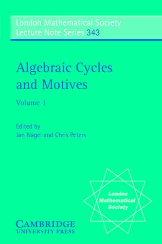 Algebraic Cycles And Motives Jan Nagel Chris Peters