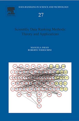 Scientific Data Ranking Methods Theory And Applications 1st Edition Manuela Pavan And Roberto Todeschini Eds