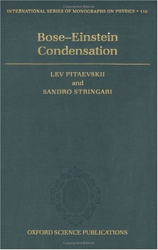 Boseeinstein Condensation L Pitaevskii S Stringari