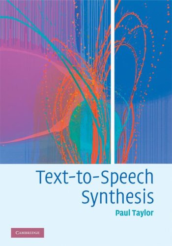 Texttospeech Synthesis 1st Edition Paul Taylor