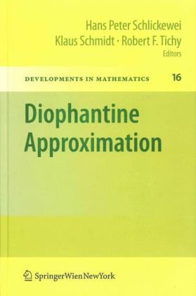 Diophantine Approximation Festschrift For Wolfgang Schmidt 1st Edition Robert F Tichy