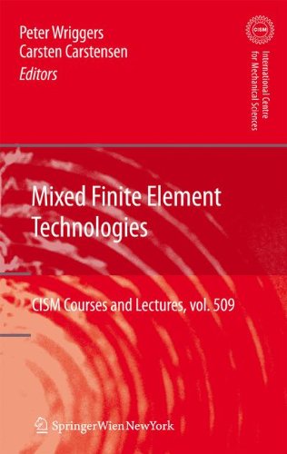 Mixed Finite Element Technologies 1st Edition Peter Wriggers
