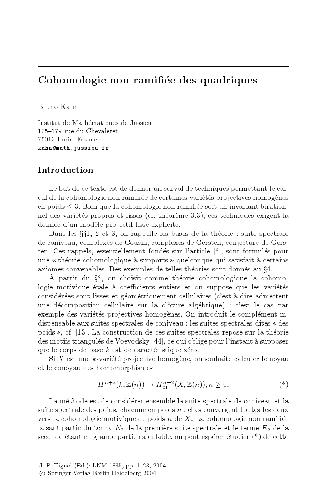 Geometric Methods In The Algebraic Theory Of Quadratic Forms