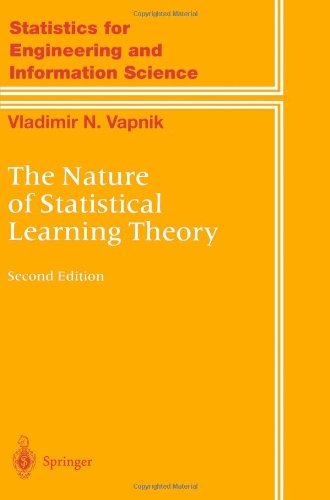 The Nature Of Statistical Learning 2nd Ed Vladimir Vapnik